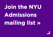 Join the NYU Admissions mailing list