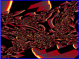 A computer-generated fractal image.