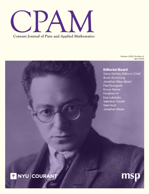 Photo of Richard Courant and CPAM logo