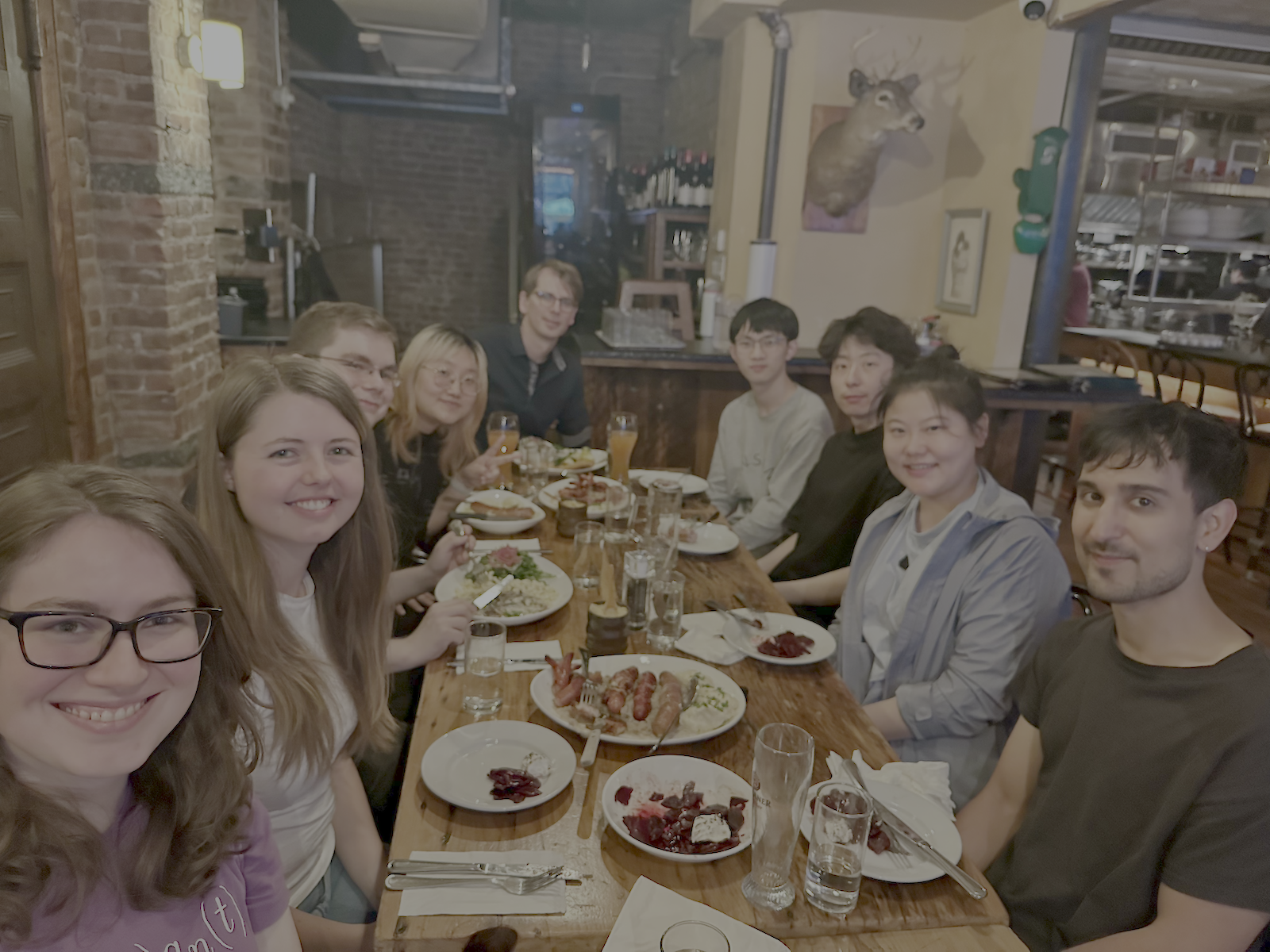 Group dinner, May 2025